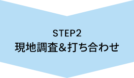 STEP2 現地調査＆打ち合わせ